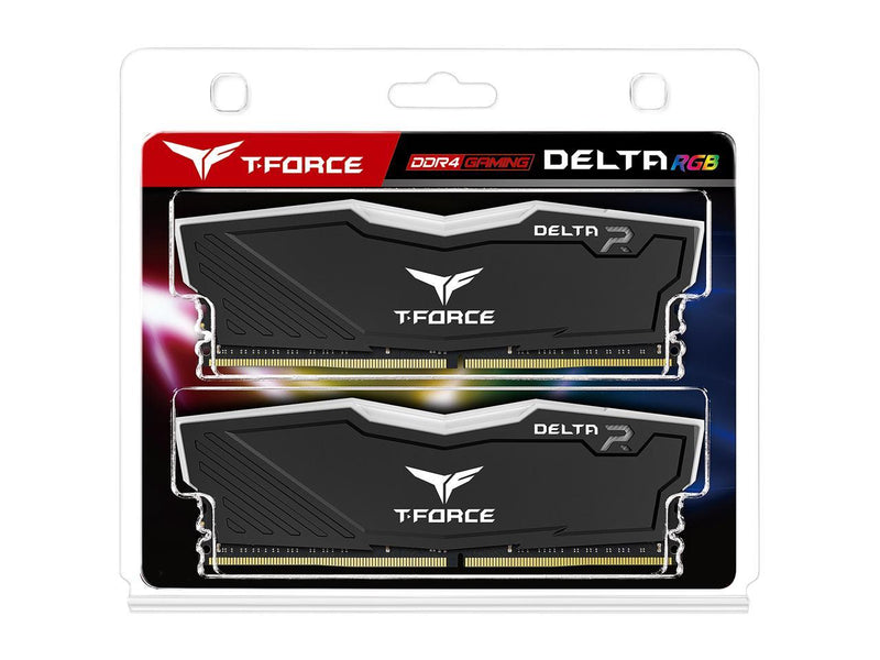 TEAMGROUP T-Force Delta RGB DDR4 16GB (2x8GB) 3600MHz (PC4-28800) CL18