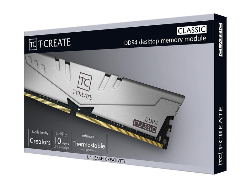 TEAMGROUP T-Create Classic 10L DDR4 16GB Kit (2 x 8GB) 3200MHz (PC4 25600)