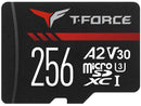 Team T-FORCE 256GB microSDXC Flash Card Model TTUSDX256GIV30A202