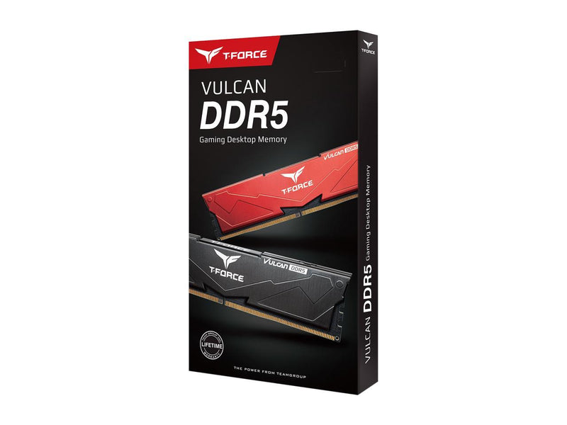 TEAMGROUP T-Force Vulcan DDR5 32GB Kit (2x16GB) 5600MHz (PC5-44800) CL36