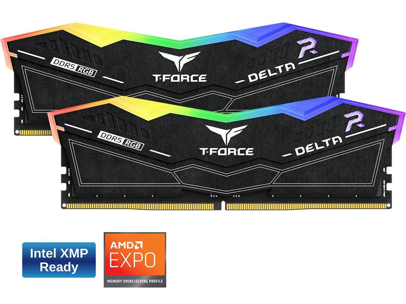 Team T-Force Delta RGB 32GB (2 x 16GB) 288-Pin PC RAM DDR5 5600 (PC5 44800)