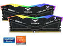 Team T-Force Delta RGB 48GB (2 x 24GB) 288-Pin PC RAM DDR5 6400 (PC5 51200)