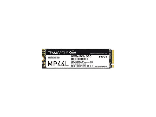 Team Group MP44L M.2 2280 500GB PCIe 4.0 x4 with NVMe 1.4 Internal Solid State