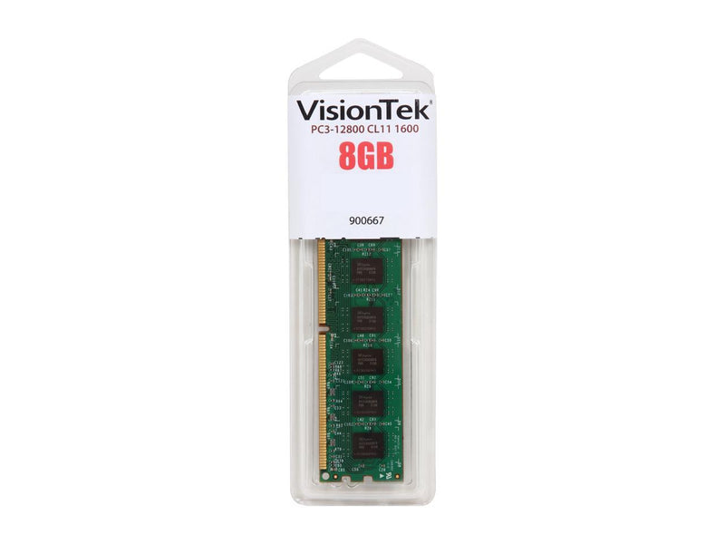 Visiontek 8GB 240-Pin PC RAM DDR3 1600 (PC3 12800) Black Label Memory Model