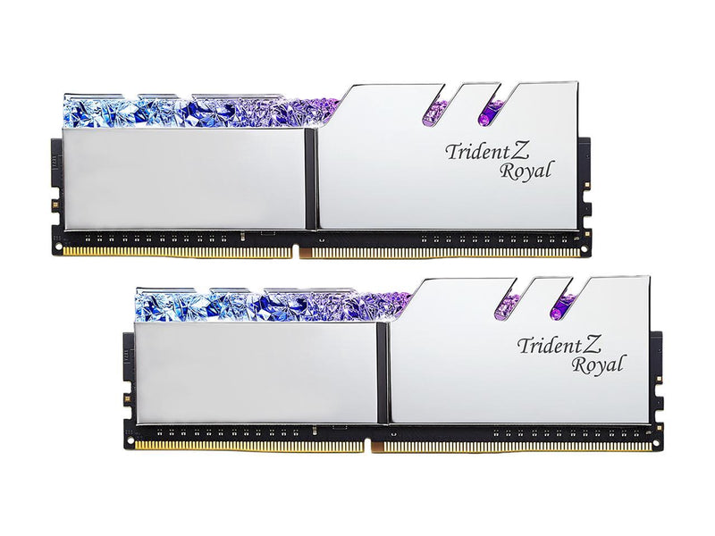 G.Skill 32GB DDR4 Trident Z Royal Silver 4000Mhz PC4-32000 CL16 1.40V