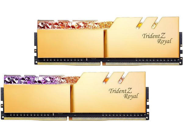 G.Skill 32GB DDR4 Trident Z Royal Gold 4266Mhz PC4-34100 CL17 1.50V Dual