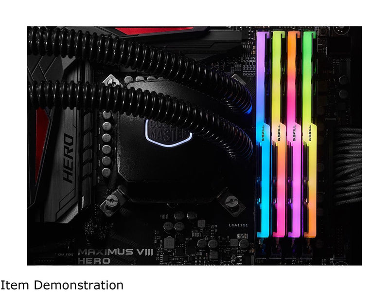 G.SKILL TridentZ RGB Series 128GB (4 x 32GB) DDR4 3600 (PC4 28800) Desktop