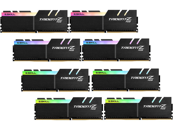 G.SKILL TridentZ RGB Series 64GB (8 x 8GB) 288-Pin PC RAM DDR4 3600 (PC4 28800)