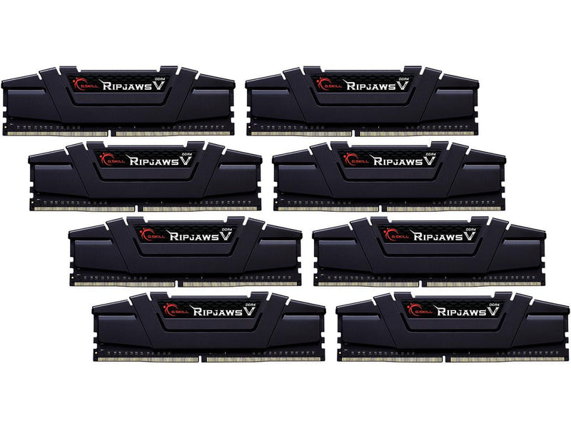 G.SKILL Ripjaws V Series 128GB (8 x 16GB) 288-Pin PC RAM DDR4 3600 (PC4 28800)