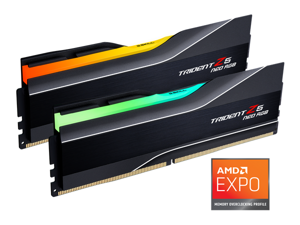 G.SKILL Trident Z5 Neo RGB Series AMD EXPO 32GB (2 x 16GB) 288-Pin PC RAM DDR5