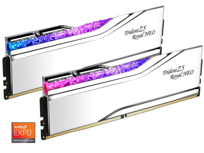 G.SKILL Trident Z Royal Series 64GB (2 x 32GB) 288-Pin PC RAM DDR5 6000 (PC5