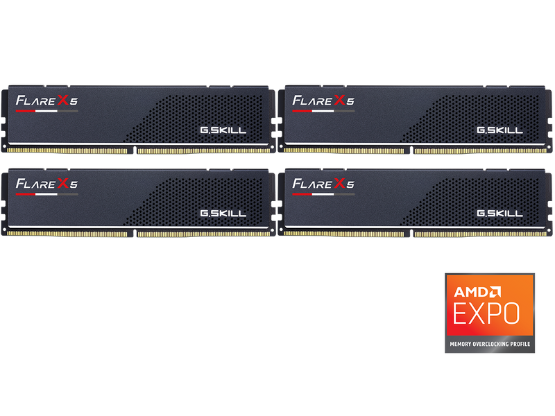 G.SKILL Flare X5 192GB (4 x 48GB) 288-Pin PC RAM DDR5 6000 (PC5 48000) Desktop