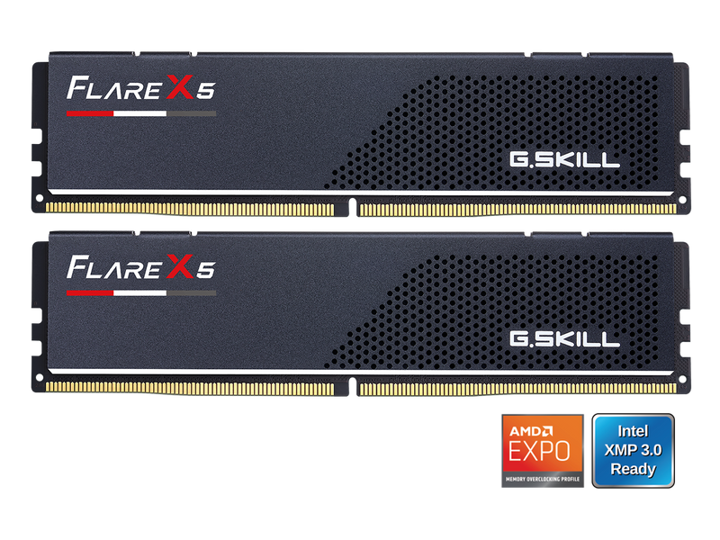 G.SKILL Flare X5 128GB (2 x 64GB) 288-Pin PC RAM DDR5 6000 (PC5 48000) Desktop