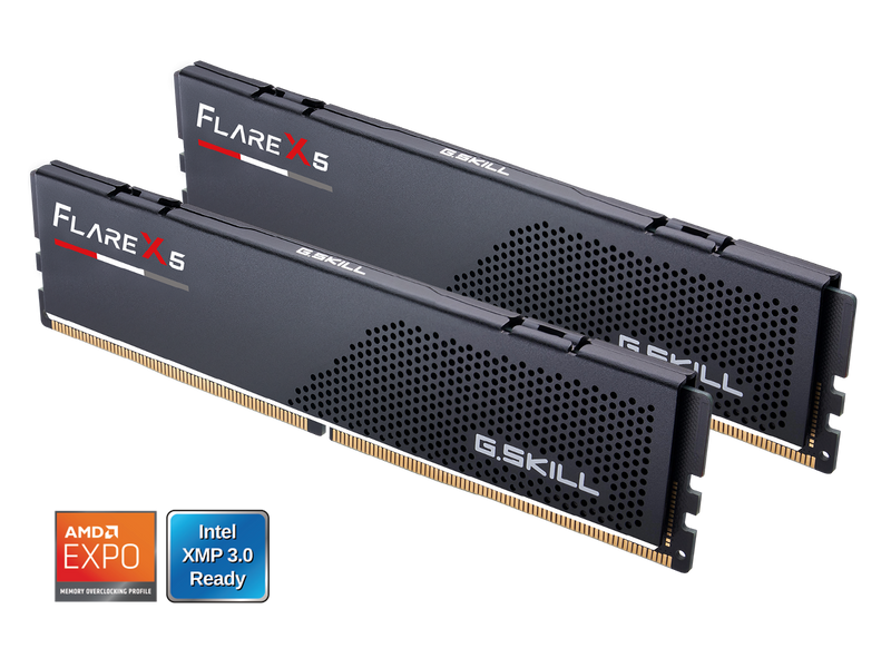 G.SKILL Flare X5 128GB (2 x 64GB) 288-Pin PC RAM DDR5 6000 (PC5 48000) Desktop