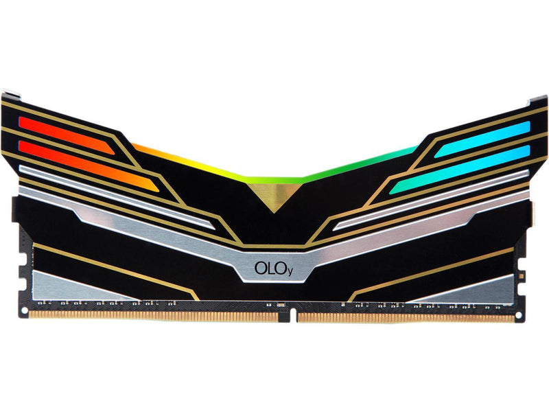 OLOy DDR4 RAM 8GB (1x8GB) Warhawk Aura Sync RGB 3600 MHz CL18 1.35V 288-Pin