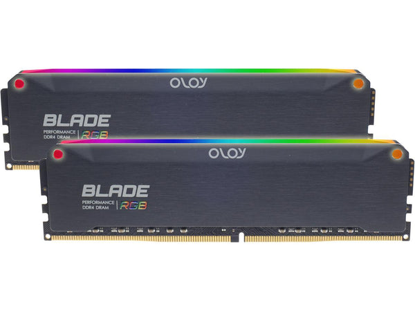 OLOy DDR4 RAM 16GB (2x8GB) Blade Aura Sync RGB 3600 MHz CL18 1.35V 288-Pin