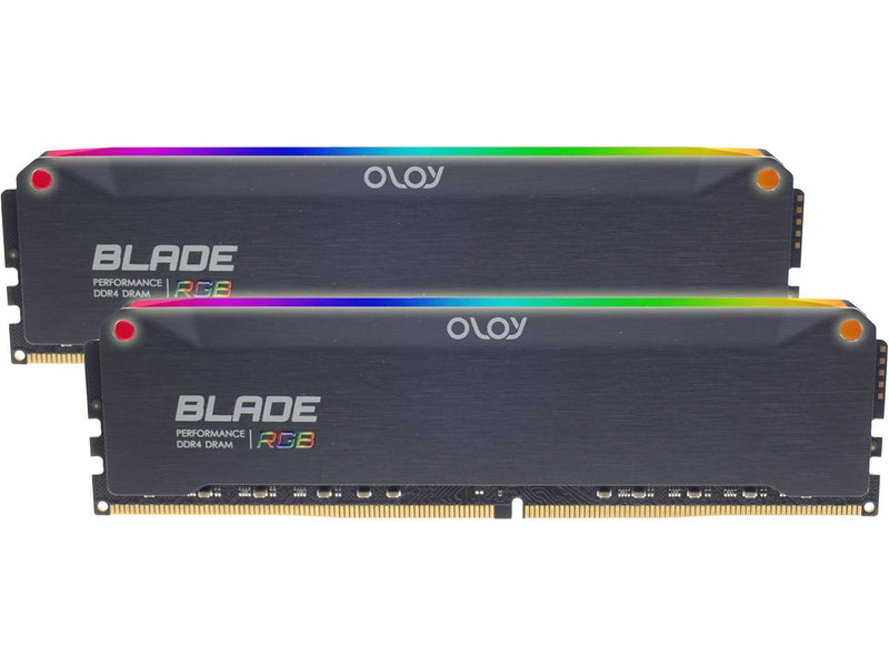 OLOy DDR4 RAM 32GB (2x16GB) Blade Aura Sync RGB 3600 MHz CL18 1.35V 288-Pin