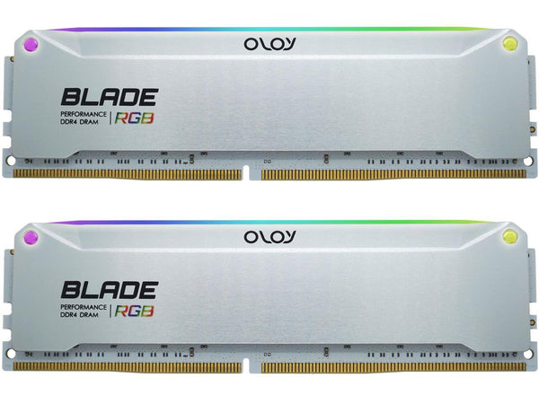 OLOy DDR4 RAM 16GB (2x8GB) Blade Aura Sync RGB 3200 MHz CL14 1.35V 288-Pin