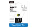Team 128GB PRO+ microSDXC UHS-I/U3 Class 10 Memory Card with Adapter, compatible