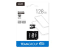 Team 128GB microSDHC UHS-I/U1 Class 10 Memory Card with Adapter, Speed Up to