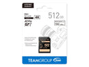 Team Group 512GB PRO+ SDXC U3 V30 A2 4K SD Card, Read/Write Speed Up to