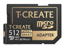 TEAMGROUP 512GB T-Create Expert S.M.A.R.T Monitored A2 microSDXC UHSI-I/U3 V30