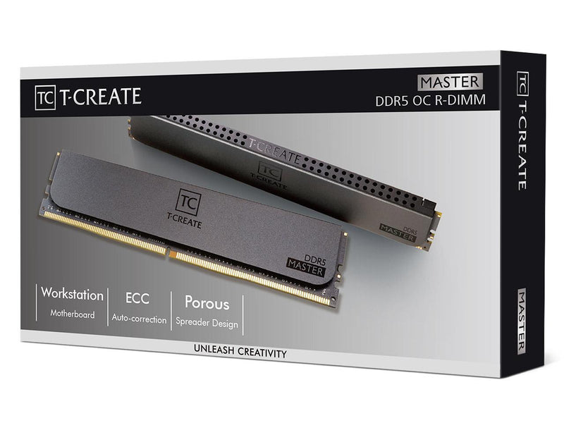 Team T-Create Master 64GB (4 x 16GB) ECC Registered DDR5 6400 (PC5 51200) Server