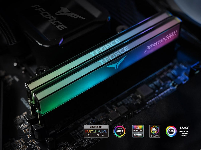 Team Xtreem ARGB 32GB (2 x 16GB) 288-Pin PC RAM DDR5 7200 (PC5 57600) Desktop