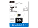 Team 2TB Pro+ microSDXC UHS-I/U3 Class 10 Memory Card with Adapter, compatible