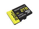 Team 2TB Pro+ microSDXC UHS-I/U3 Class 10 Memory Card with Adapter, compatible