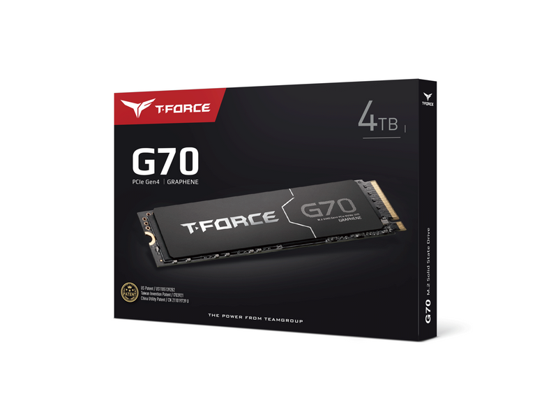 Team Group T-FORCE G70 PRO Graphene M.2 2280 4TB PCIe 4.0 x4 with NVMe 1.4 TLC