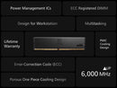 Team T-Create Master 128GB (8 x 16GB) 288-Pin PC RAM DDR5 6000 (PC5 48000)