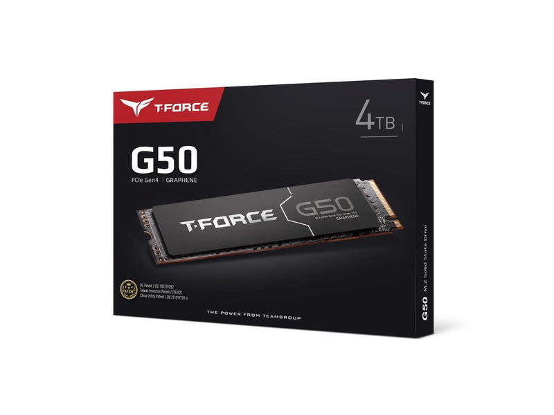 Team Group T-FORCE G50 M.2 2280 4TB PCIe 4.0 x4 with NVMe 1.4 TLC Internal Solid