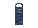 TEAM S5 64GB BLUE USB 3.2 Gen1 Flash Drive, Type-A interfaces, Speed Up to