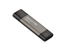 TEAM X2 MAX DRIVE 1TB Titanium USB 3.2 Gen2 External Solid State Flash Drive,