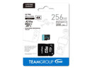 Team 256GB Ultra-Fast microSDXC UHS-I/U3 Memory Card with Adapter, compatible