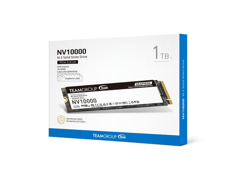 TEAMGROUP NV10000 1TB Gen4 PCIe 2280 NVMe Internal SSD-TM8FGP001T0C101