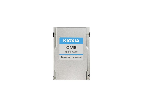 KIOXIA CM6-R Series KCM6XRUL7T68 7.68TB PCIe 4.0 1x4, 2x2, NVMe 1.4 BiCS FLASH