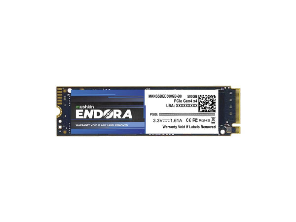 Mushkin Enhanced Endora M.2 2280 500GB PCI-Express 4.0 x4 3D NAND Internal Solid