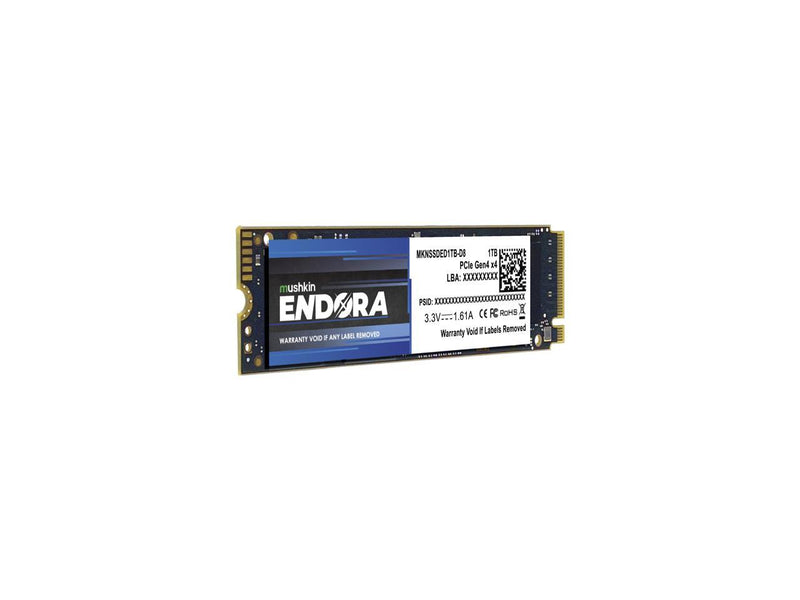 Mushkin Enhanced Endora M.2 2280 1TB PCI-Express 4.0 x4 3D NAND Internal Solid