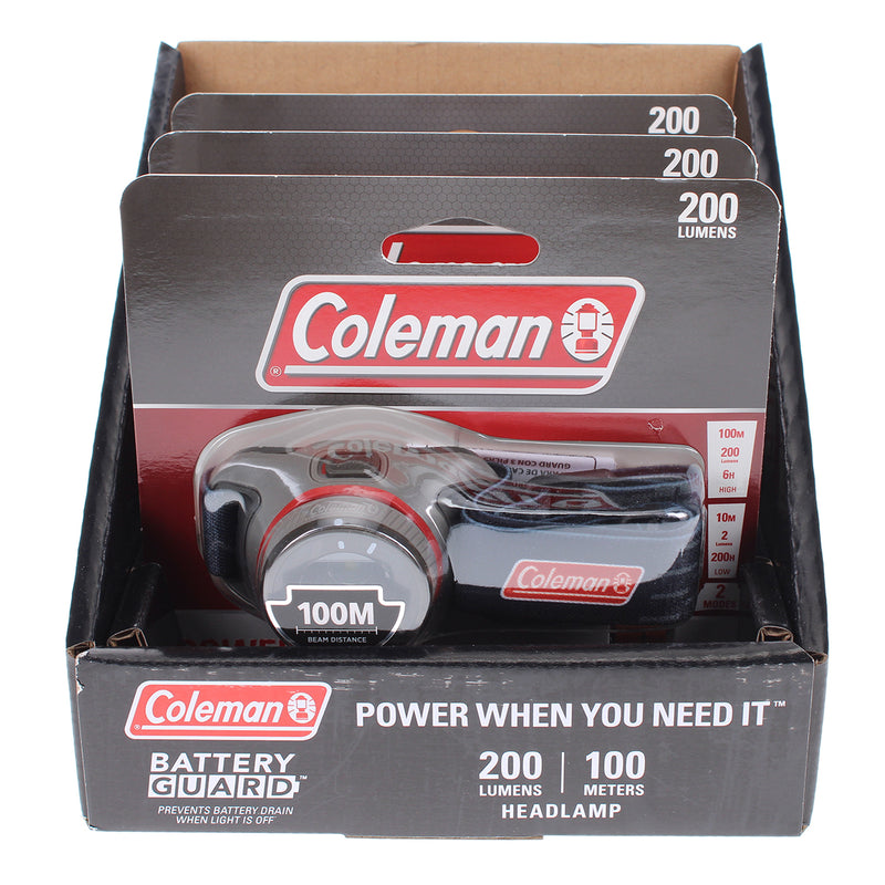 Coleman 200L Headlamp Duracell Batteries