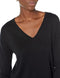 AMAZON ESSENTIALS WOMEN'S LIGHTWEIGHT LONG-SLEEVE V-NECK TUNIC SWEATER BLACK S - Brand New