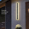 YONGJISHUN 2 PACK 32INCH LONG OUTDOOR LED WALL LIGHT 24W waterproof - BLACK - Like New