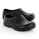 BIRKENSTOCK PROFI BIRKI FUSION CLOG SIZE: MEN 12 (AU/UK M10.5) (EU M45) - BLACK - Like New