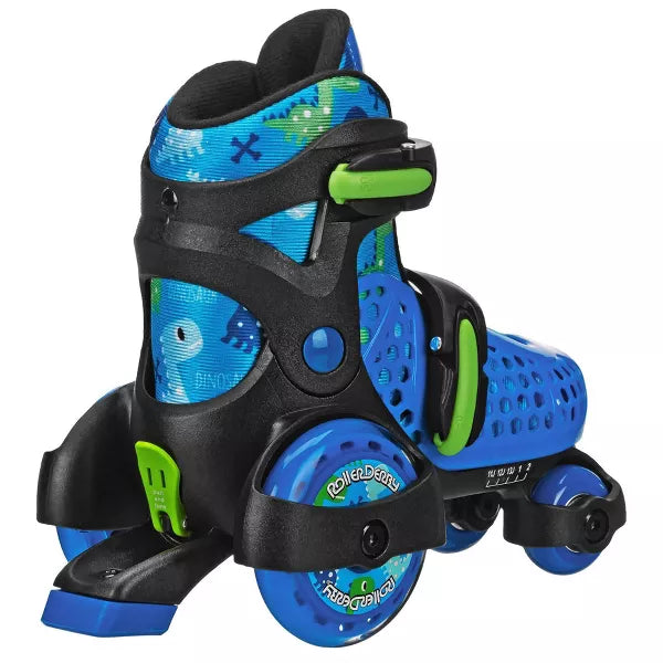 ROLLER DERBY SPORT KIDS' ROLLER SKATE - DINOSAUR  M (11-2) - - Scratch & Dent