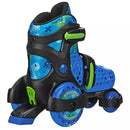 ROLLER DERBY SPORT KIDS' ROLLER SKATE - DINOSAUR SIZE 11-2 PADDED - BLUE/BLACK - Brand New