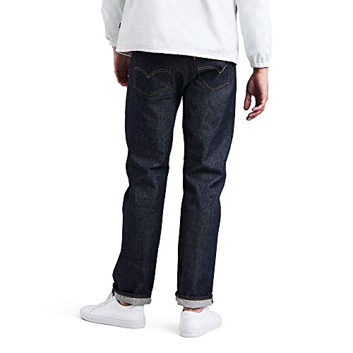 005010000 LEVI'S MEN'S 501 ORIGINAL FIT JEANS - SIZE 30W X 34L - RIGID - Like New