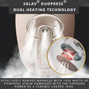 SALAV Retro Edition Duopress Handheld Garment Steamer and Iron, IS-900-TITANIUM - Like New