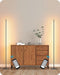 EDISHINE LED Corner Lamp, Set of 2 Minimalist Dimmable Tall Light with Remote - Like New