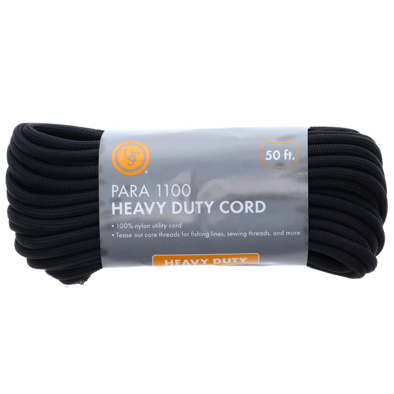 50ft BLACK 1100 PARACORD